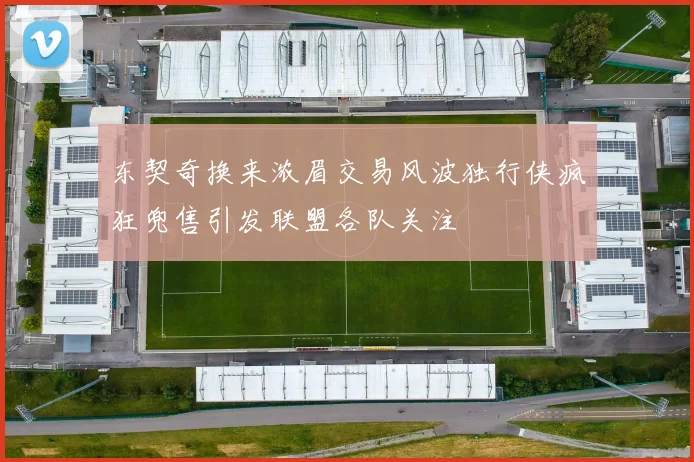 东契奇换来浓眉交易风波独行侠疯狂兜售引发联盟各队关注